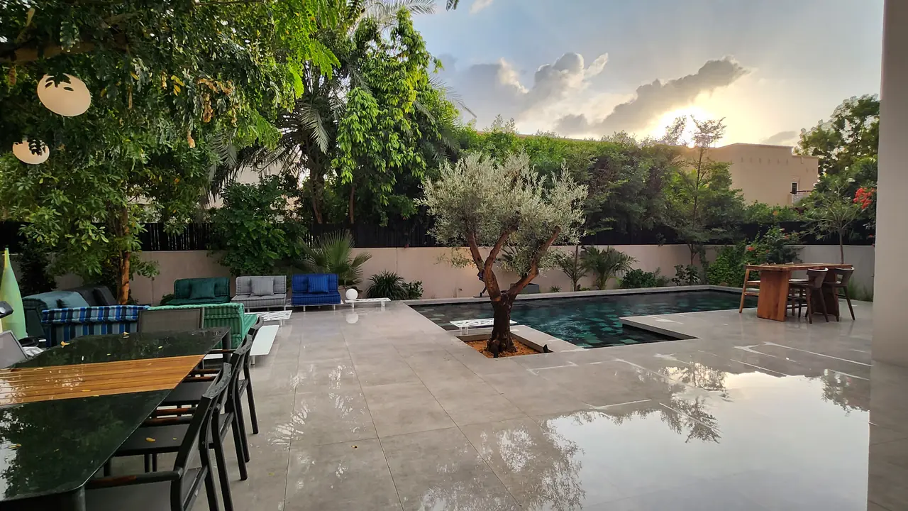 Outdoor rain